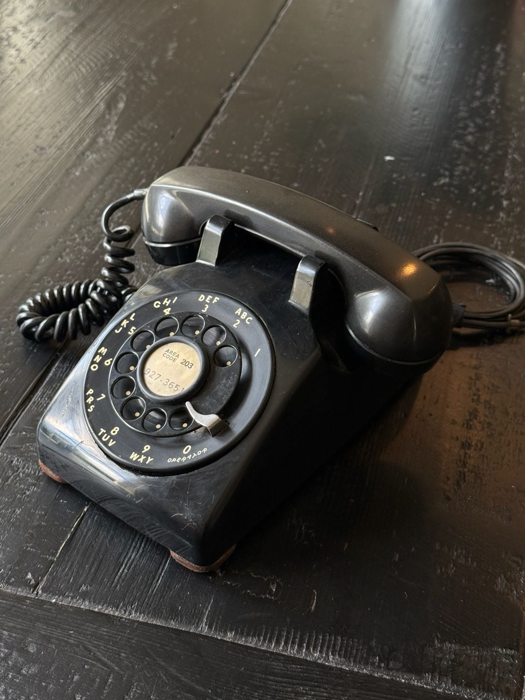Vintage Bell System Western Electric Model 500 Rotary Desk Phone 1