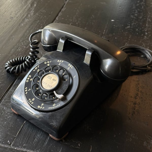 Vintage Bell System Western Electric Model 500 Rotary Desk Phone