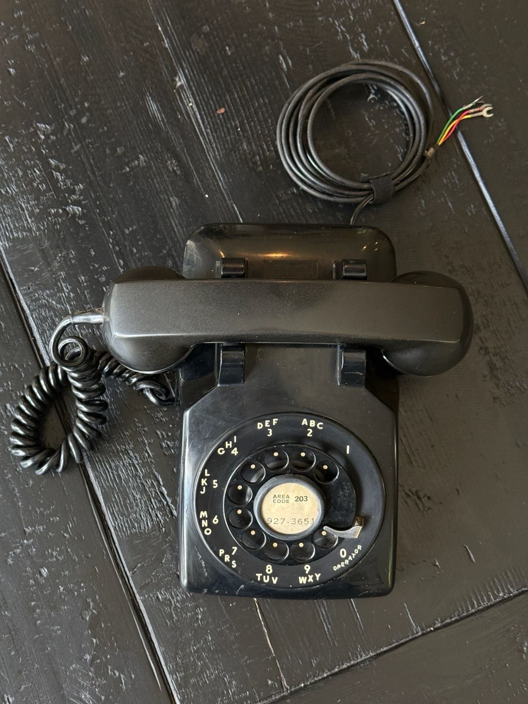 Vintage Bell System Western Electric Model 500 Rotary Desk Phone 3
