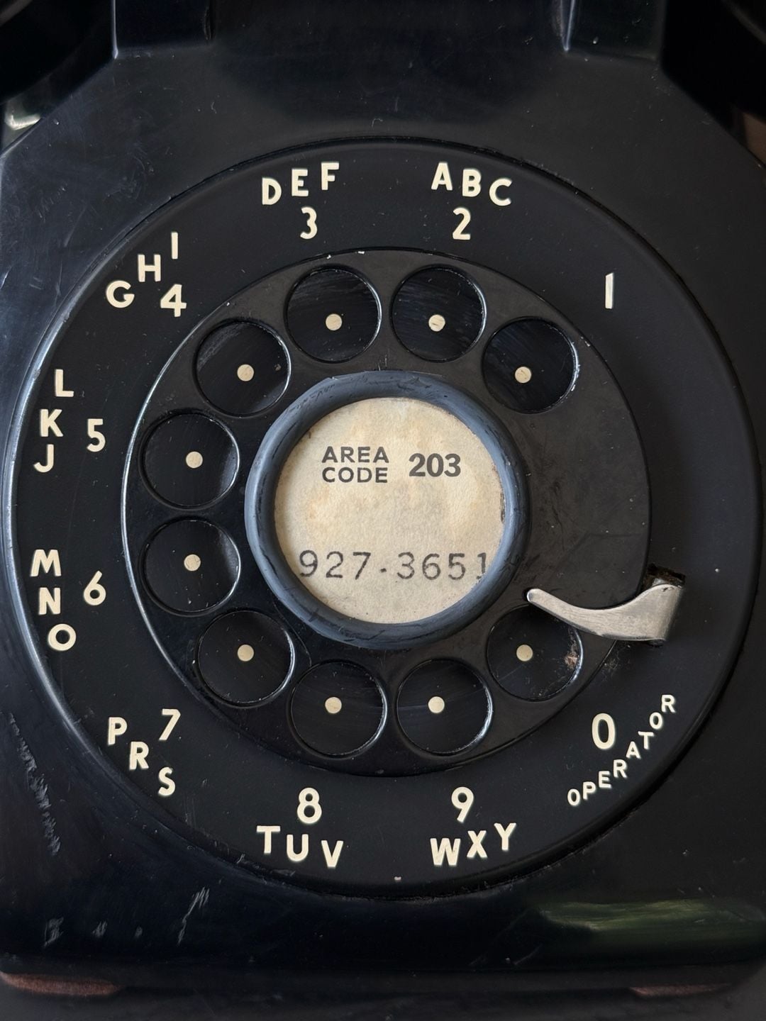 Vintage Bell System Western Electric Model 500 Rotary Desk Phone 10