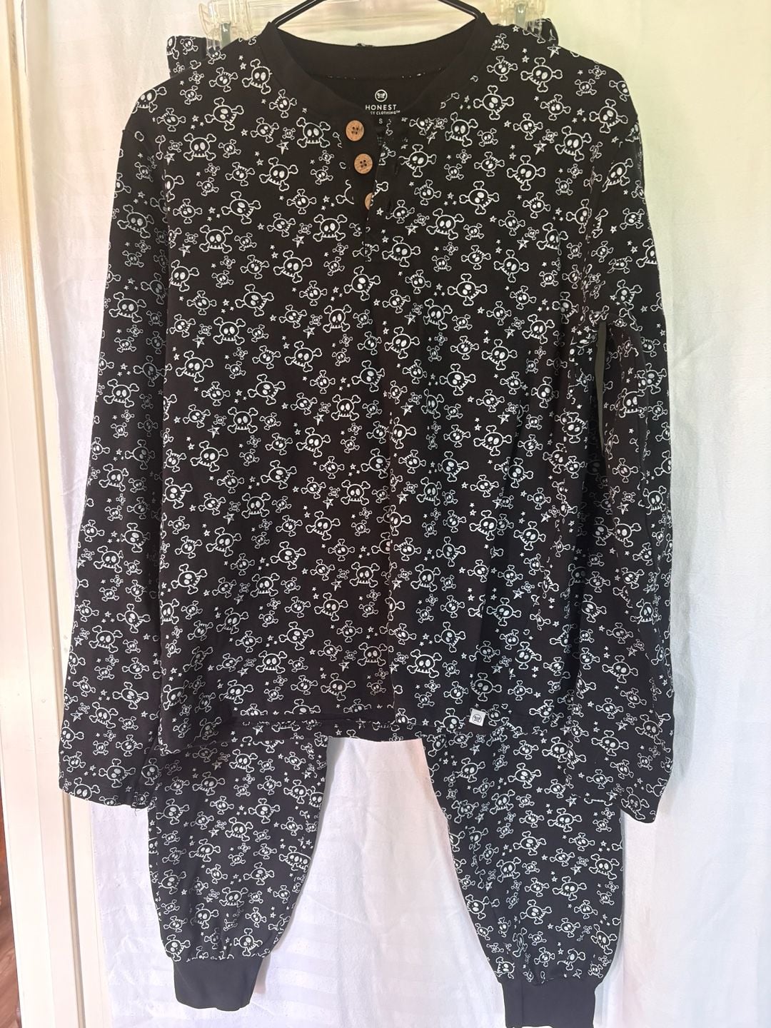 Honest Baby Clothing Long Sleeve Henley pjs set 7