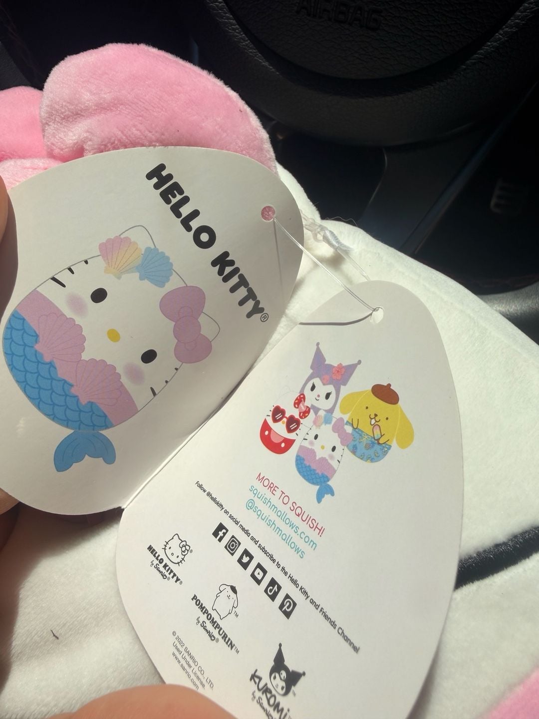 Squishmallows Hello Kitty Mermaid Plush with Iridescent Seashells 2