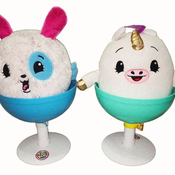 Pikmi Pops Surprise Jumbo Plush Set, Espi the Shiny Dog and Unicorn