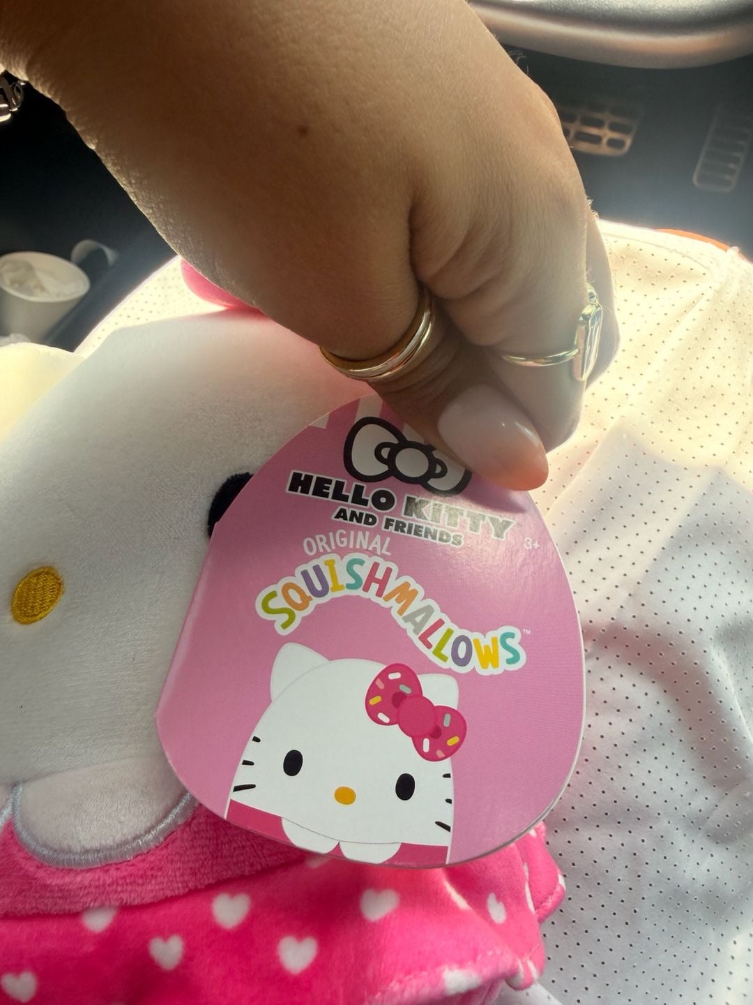 Hello Kitty Squishmallow 7” Cat Squishmallow 3