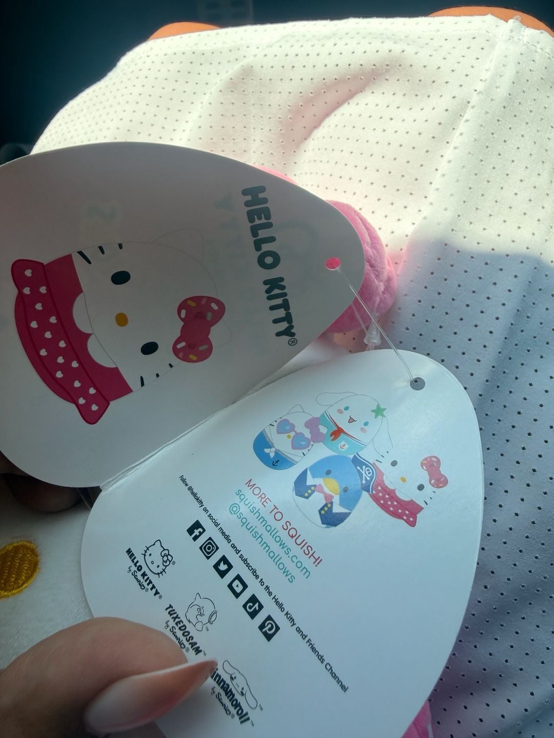 Hello Kitty Squishmallow 7” Cat Squishmallow 4
