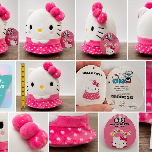 Hello Kitty Squishmallow 7” Cat Squishmallow