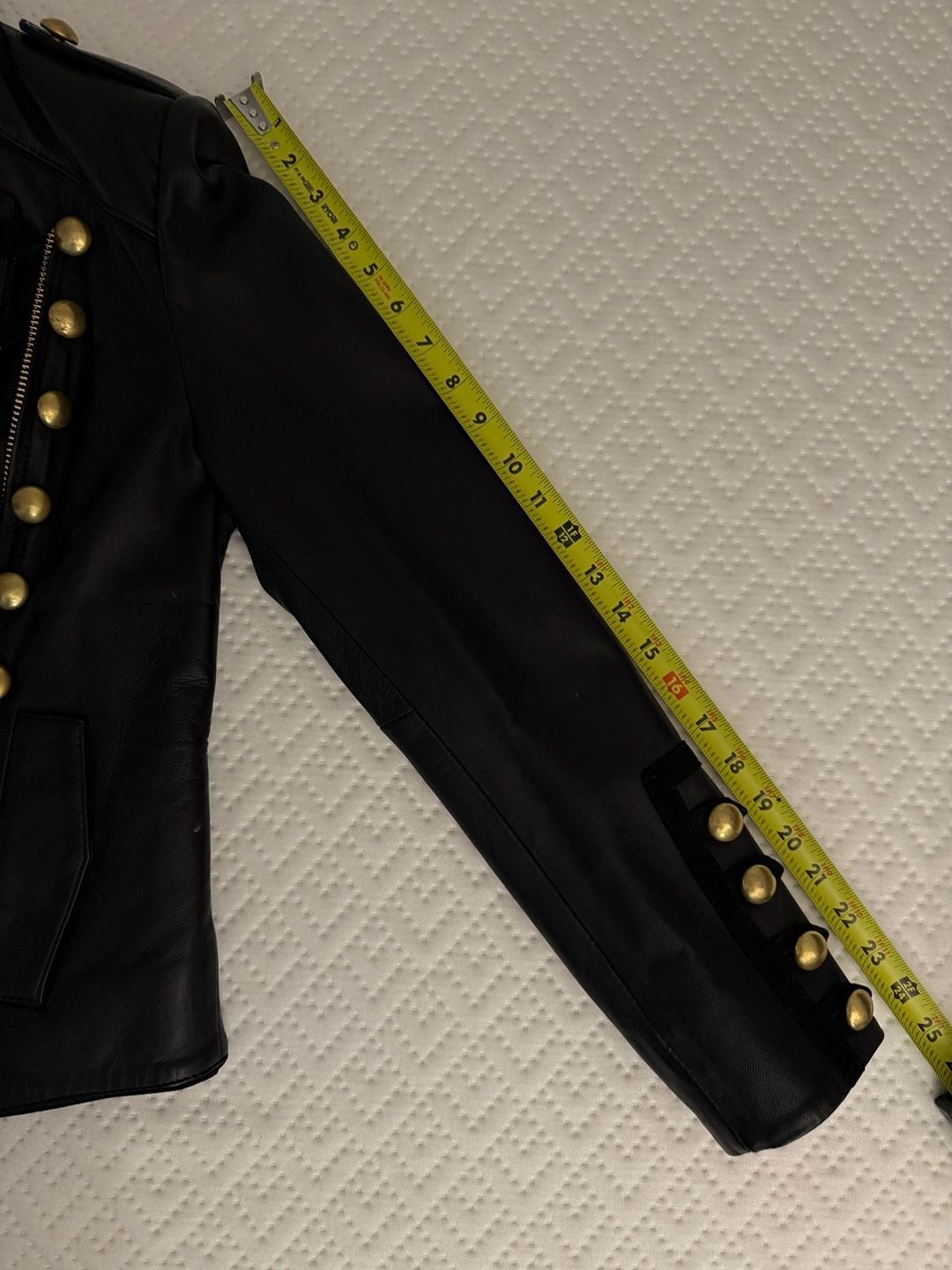 NWT! Boda Skins Women's Napoleon Black Sheepskin Leather Jacket 10