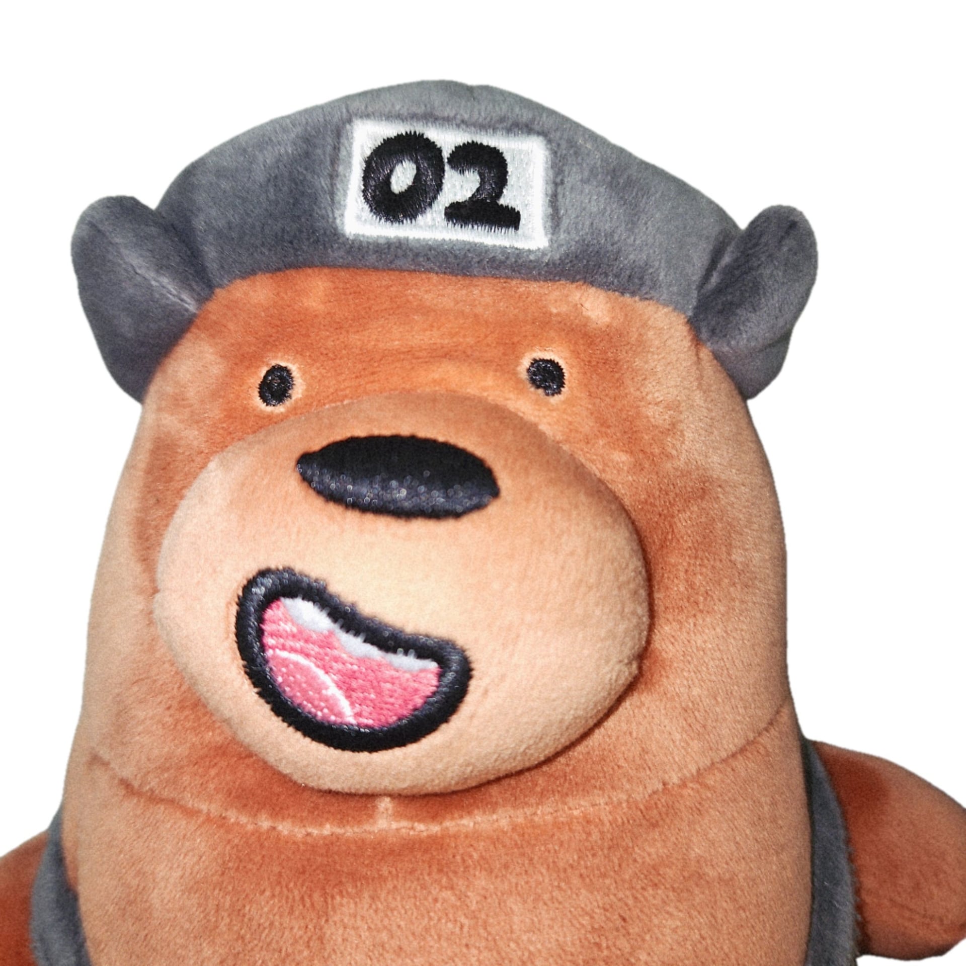 Miniso We Bare Bears Cartoon Network Grizzly and Ice Bear Plush Set with Hats 3