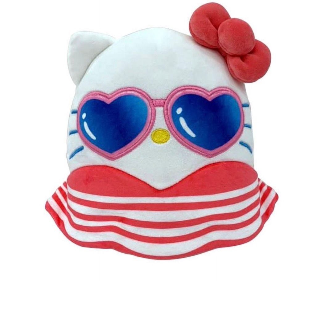 8”Sanrio Squishmallows - Plush Hello Kitty with Swimsuit & Sunglasses 1