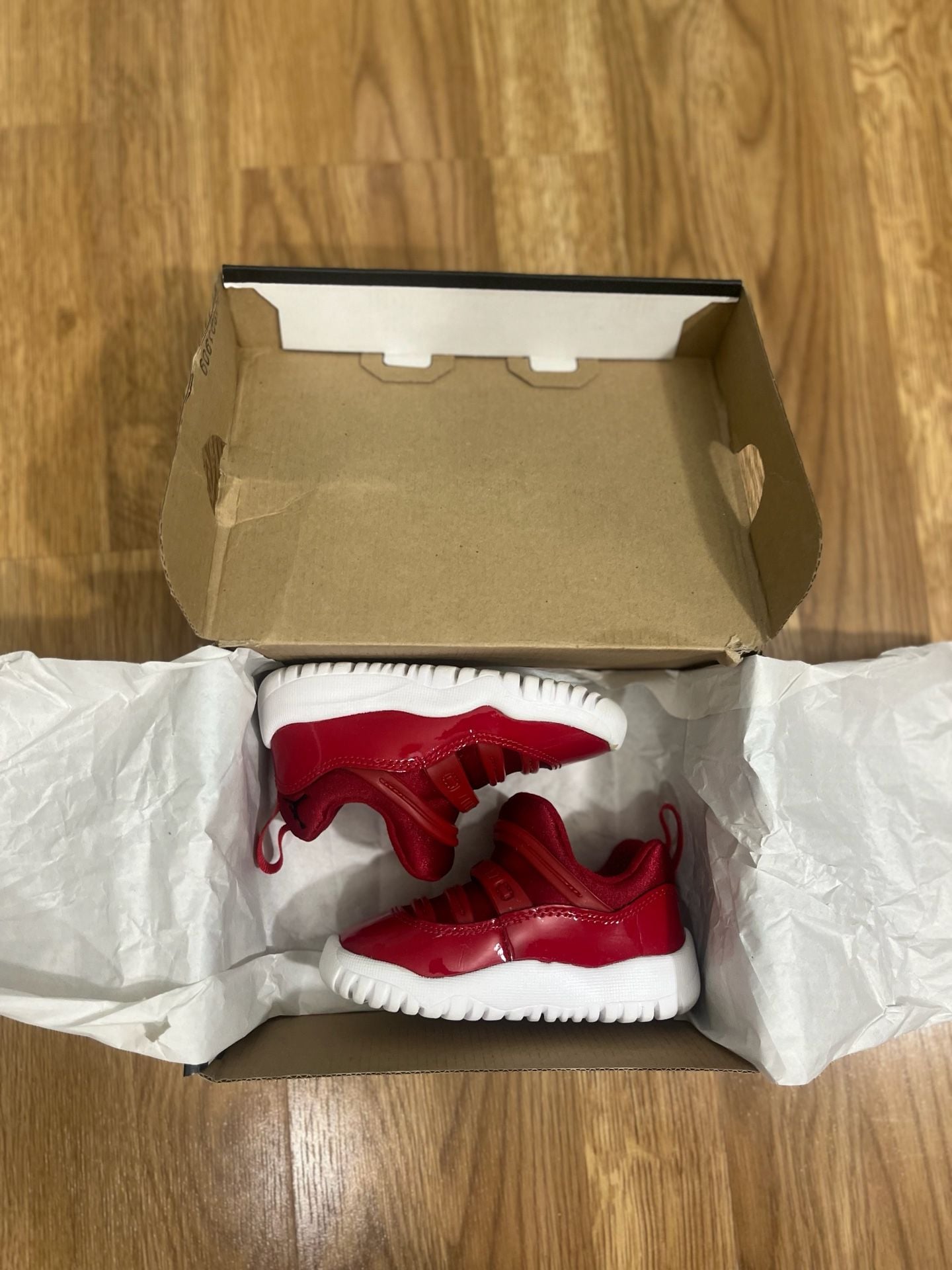 Jordan 11 Retro Little Flex TD Gym Red Sneakers 1