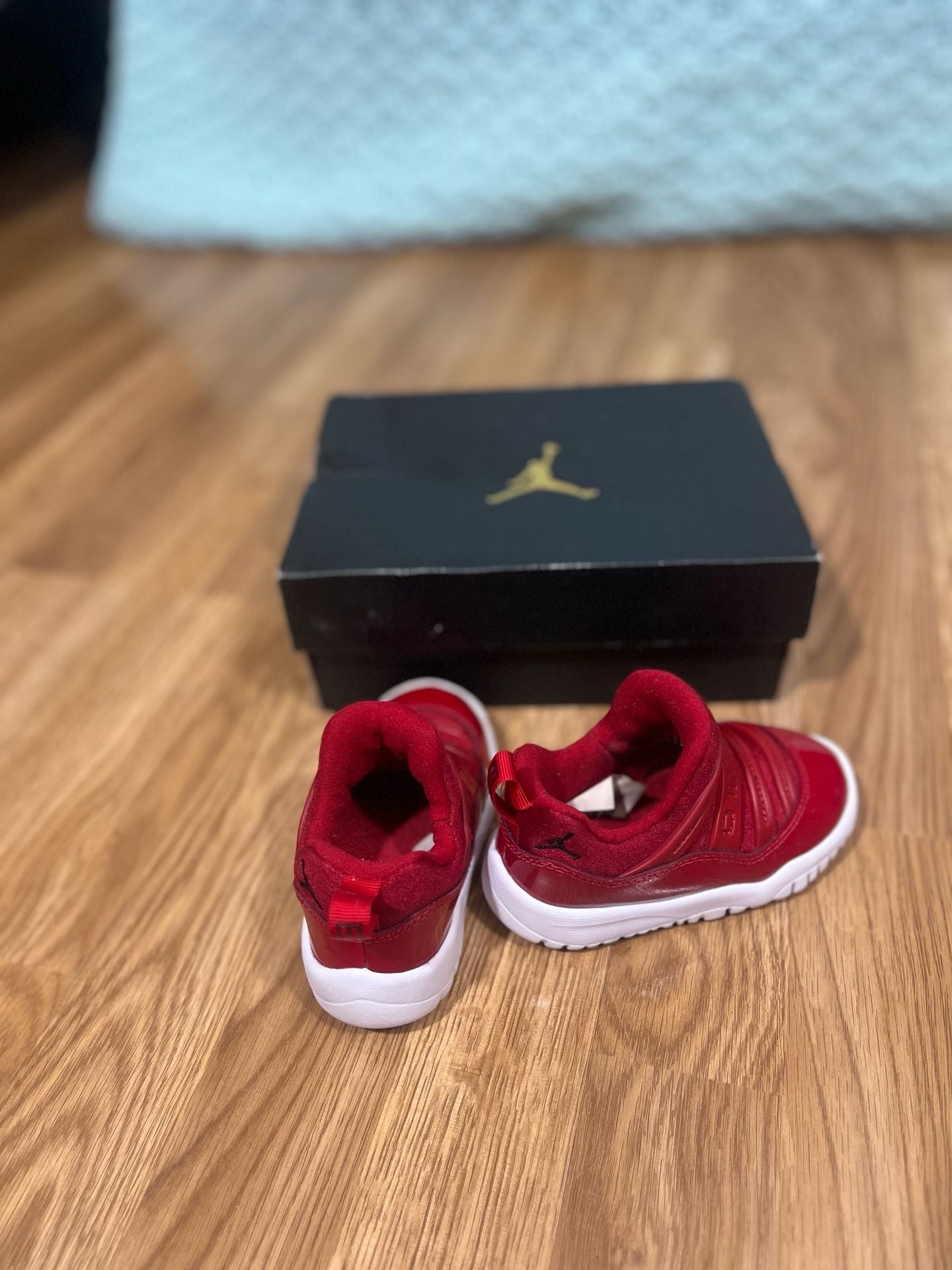 Jordan 11 Retro Little Flex TD Gym Red Sneakers 4