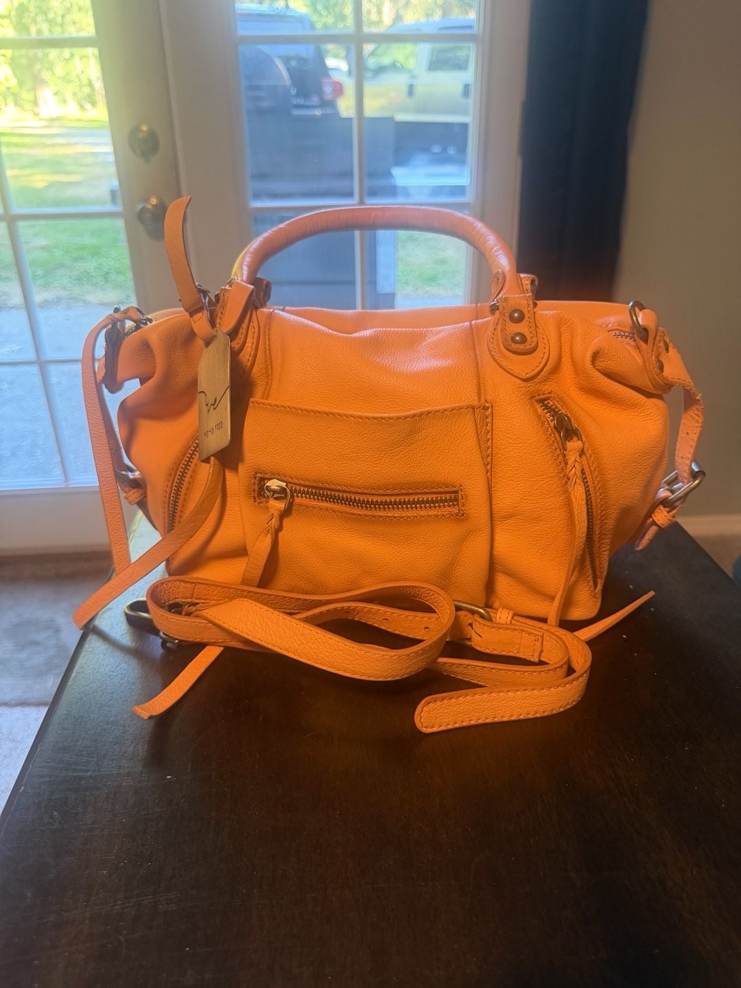 Sold Out!! Free People We The Free Emerson Satchel Handbag in Peach 2