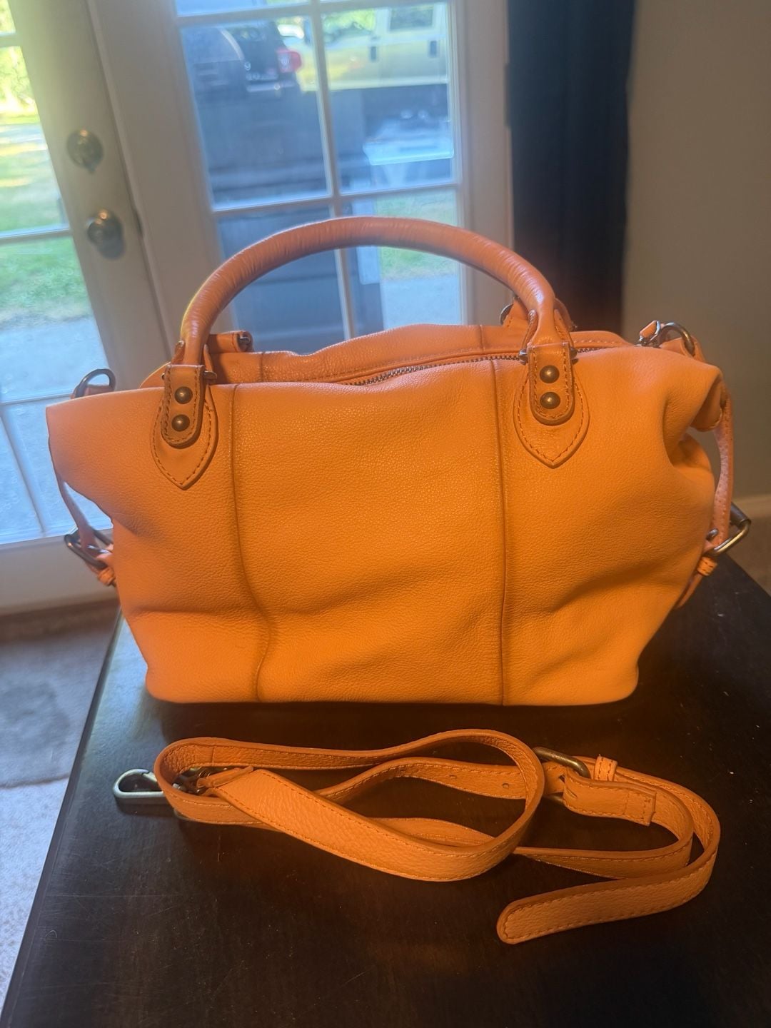 Sold Out!! Free People We The Free Emerson Satchel Handbag in Peach 3