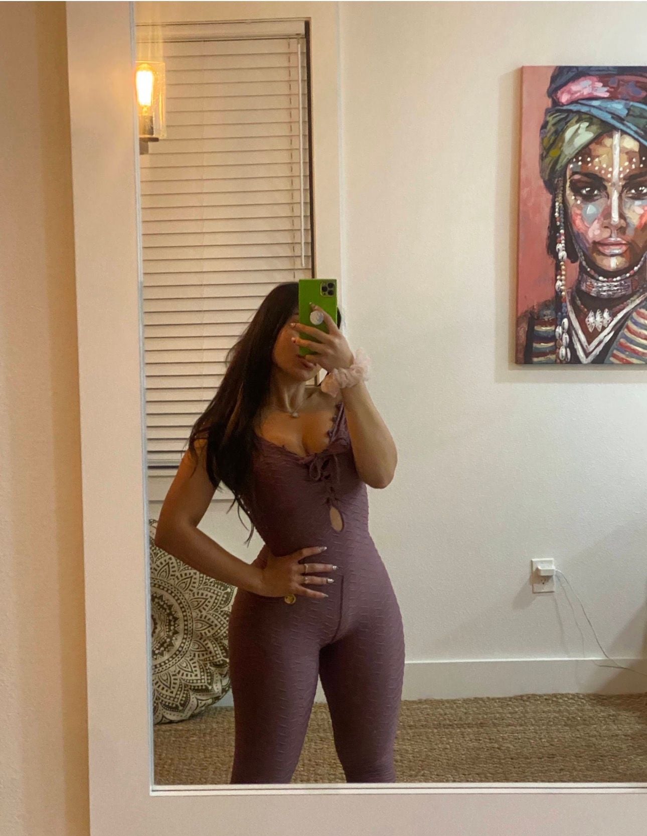 Colombia Active Textured Lace-Up Front Jumpsuit 19