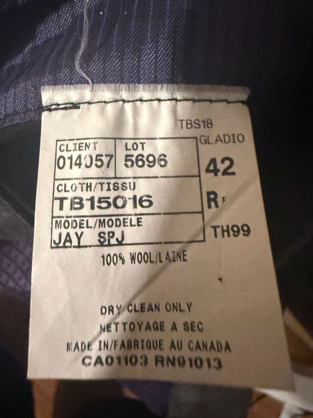 Ted Baker London Endurance Men's Gray Plaid Sport Coat Suit Jacket 42R 8