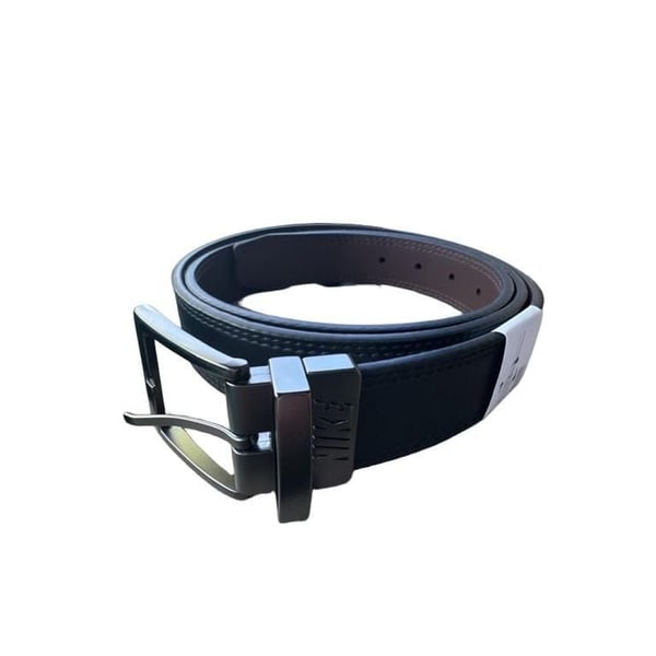 Nike Men's Reversible Pebble Grain Leather Belt