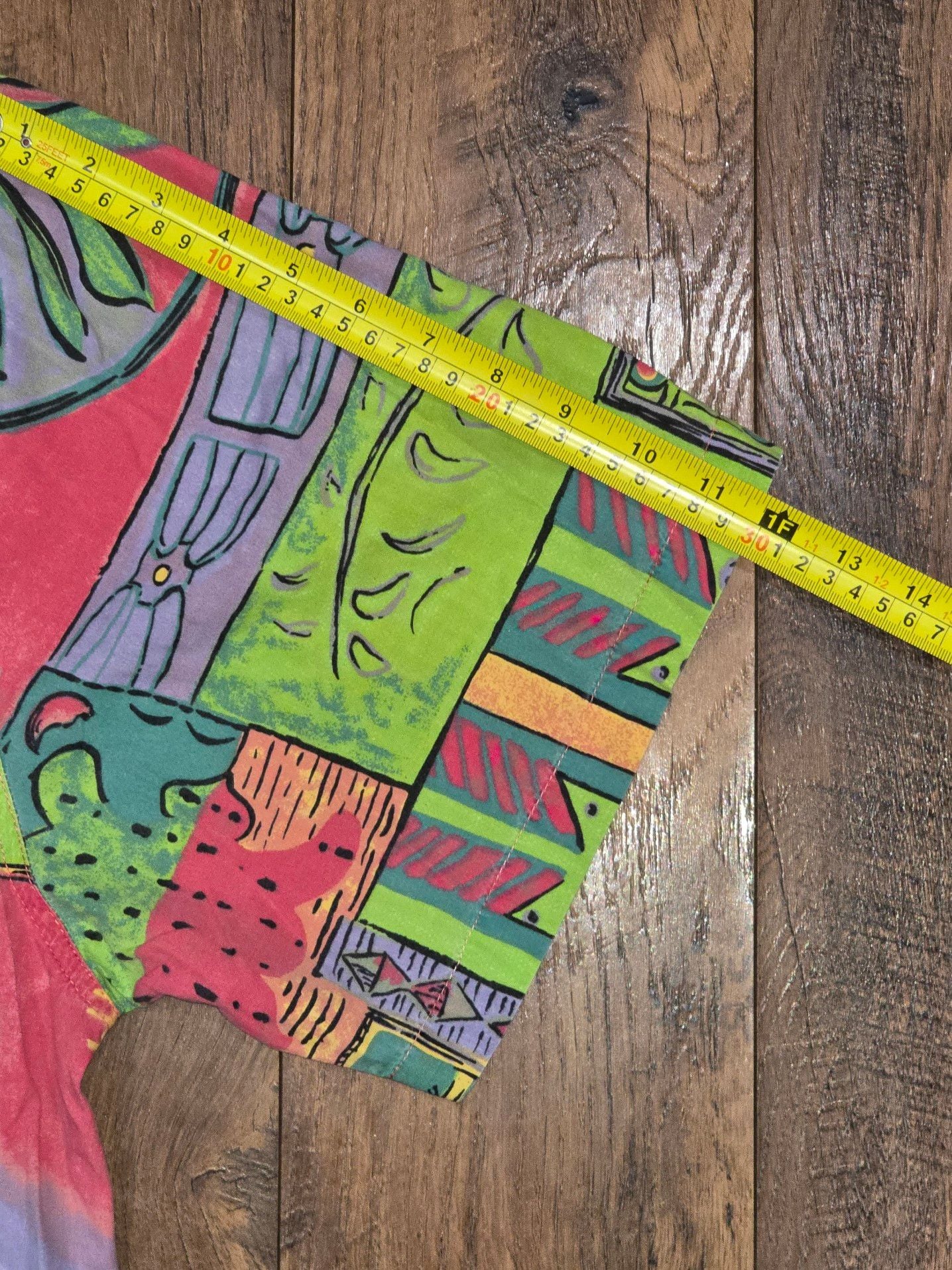 The Territory Ahead Vintage Abstract Geometric Print Short Sleeve Button-Up Shirt 11
