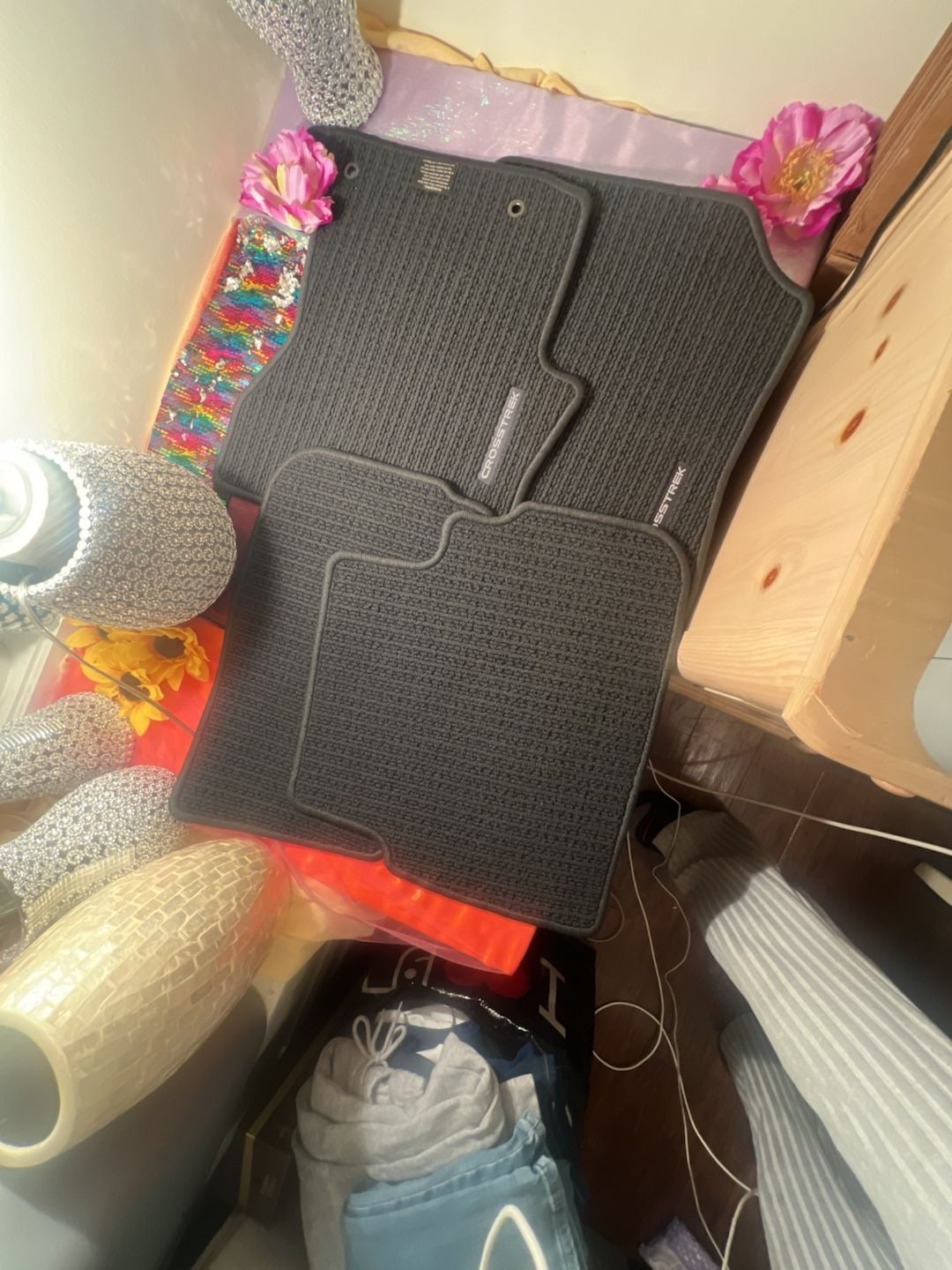 Subaru Crosstrek OEM Carpet Floor Mats Black Set 1
