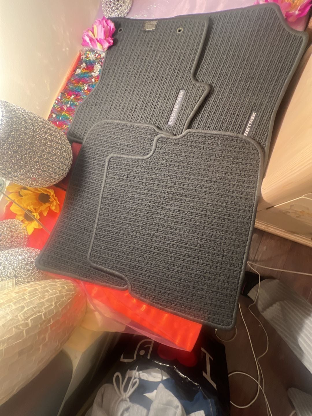 Subaru Crosstrek OEM Carpet Floor Mats Black Set 4