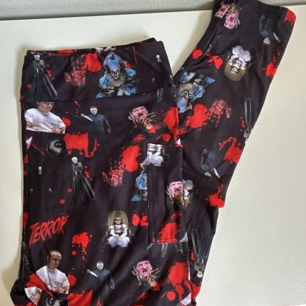 Horror Movie Character All-Over Print Terror Leggings