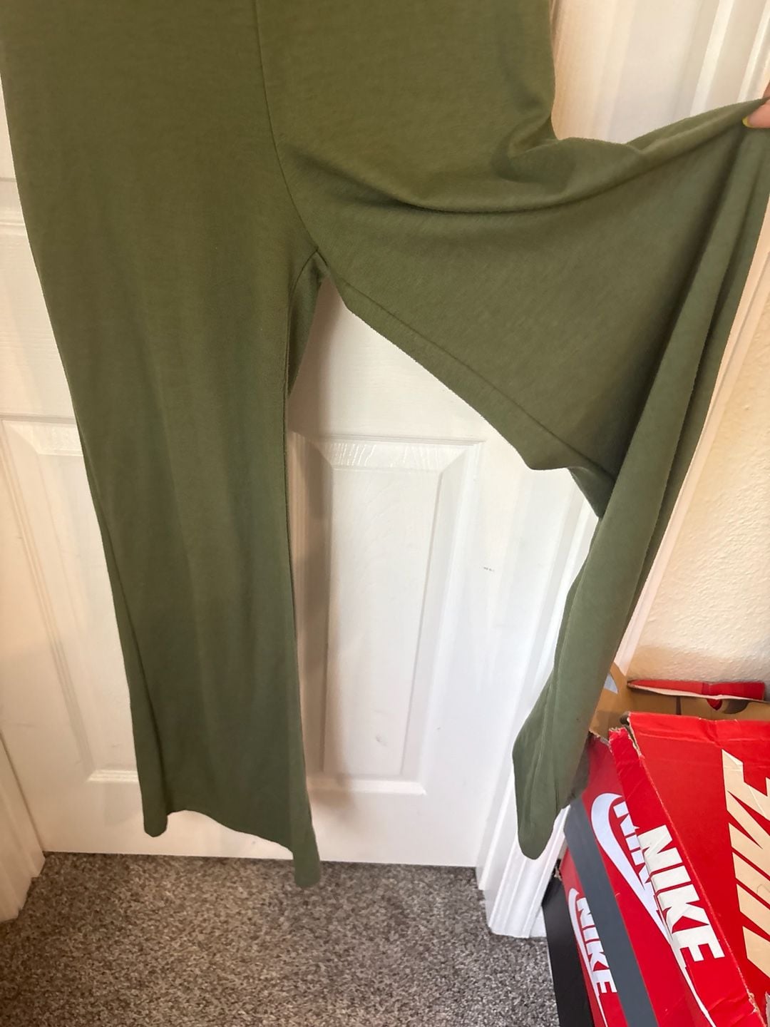 Olive Green Hooded Short Sleeve Jumpsuit Romper 3