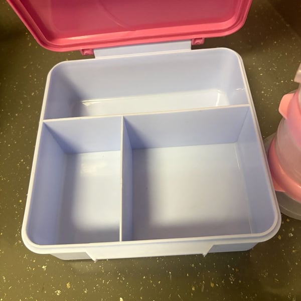 The Piggy Story Double Decker Bento Box with Stackable Snack Containers