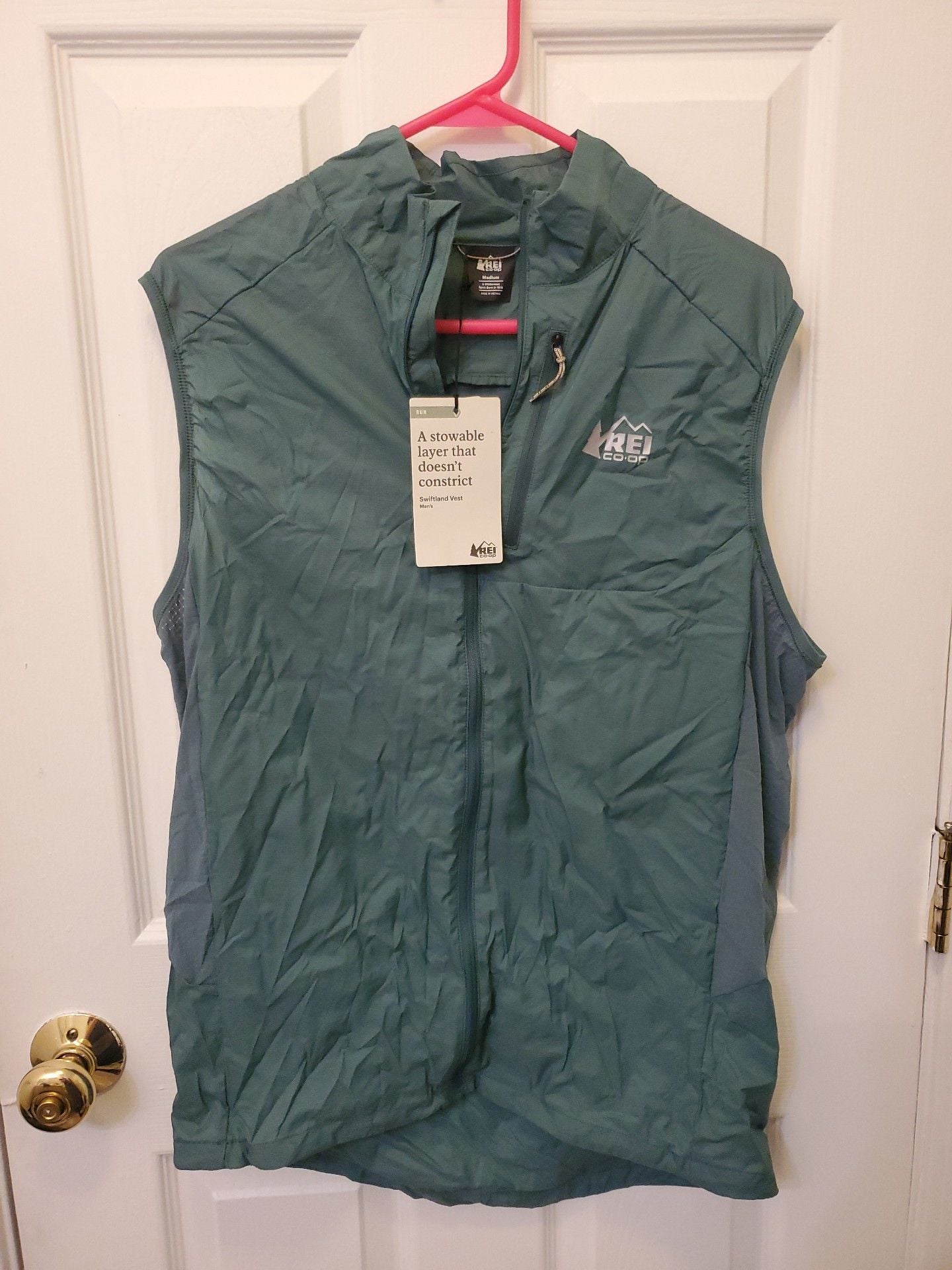 REI Co-op Swiftland Men's Run Vest - Jasper Green 2