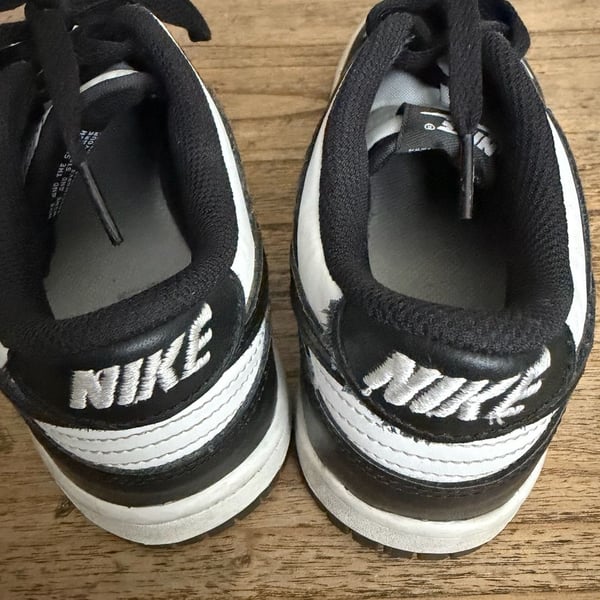 Nike Dunk Low TD 'Panda' White Black Toddler Sneakers CW1589-100
