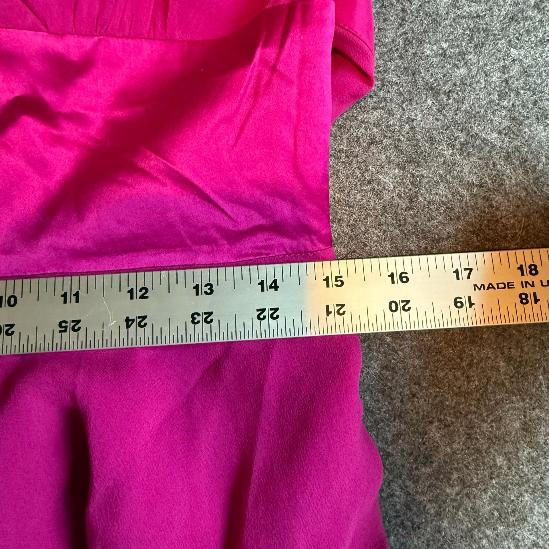Donna Ricco Fuchsia Sleeveless V-Neck Evening Dress Size 10 6