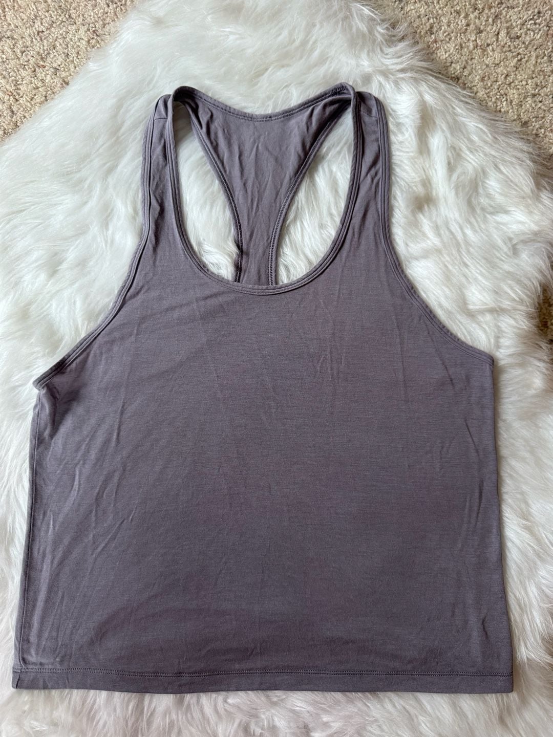 Alo Yoga All Day Tank Top (Size S?) in Fog 4