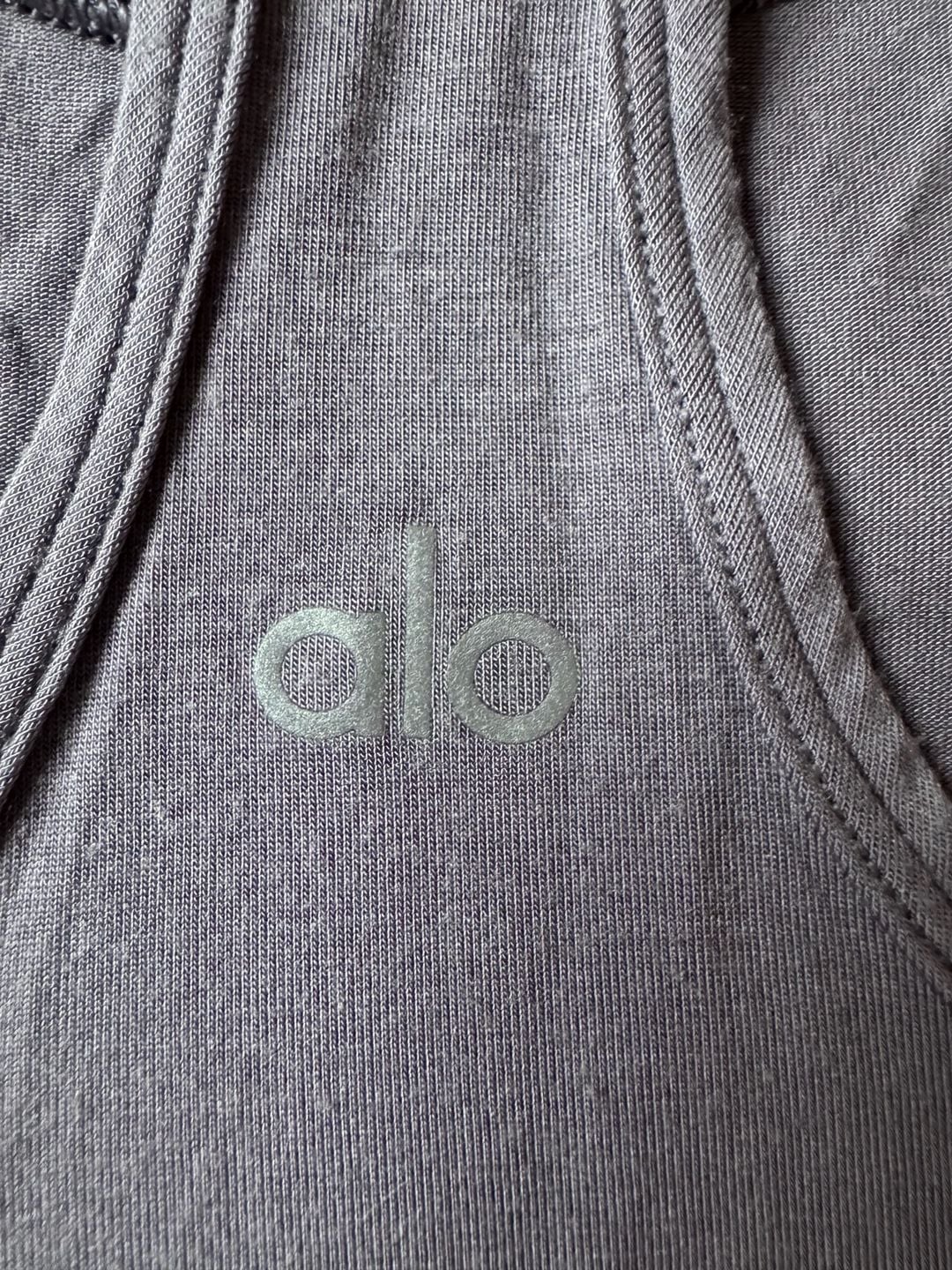 Alo Yoga All Day Tank Top (Size S?) in Fog 6