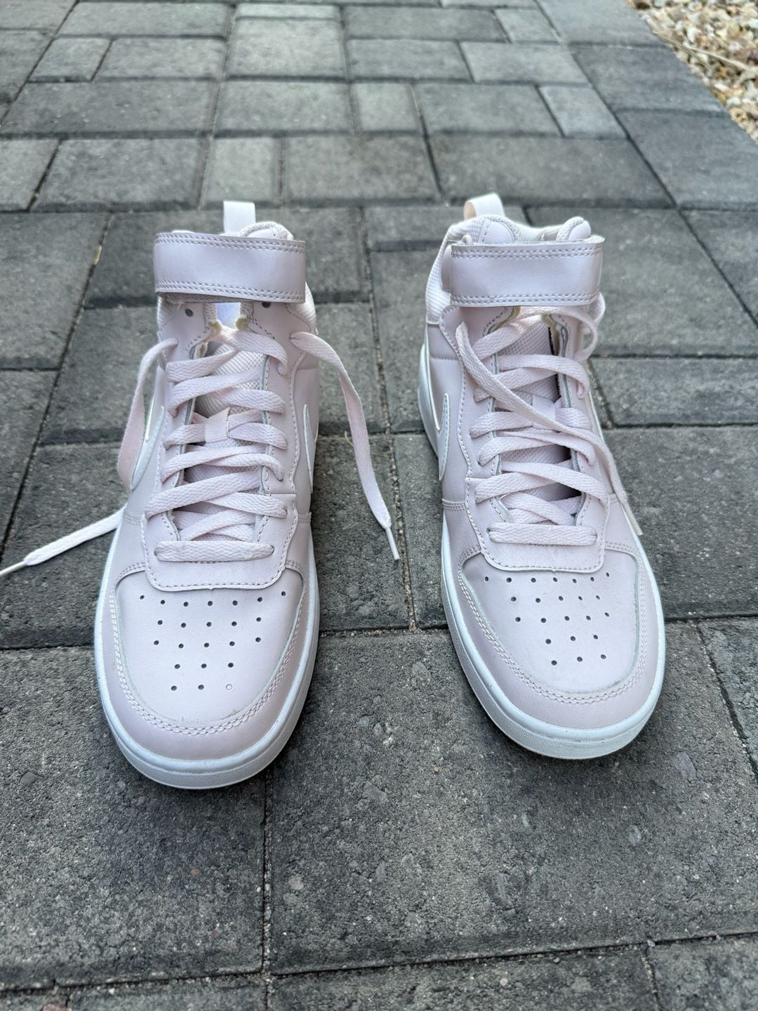 Nike Court Borough Mid 2 GS 'Pearl Pink' Basketball Sneakers (CD7782-601) 4