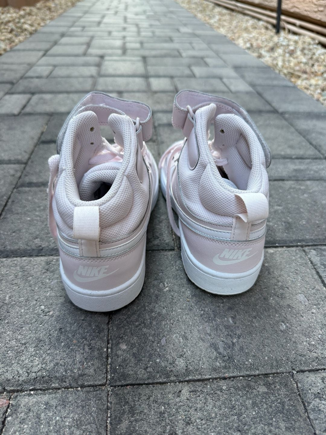 Nike Court Borough Mid 2 GS 'Pearl Pink' Basketball Sneakers (CD7782-601) 5