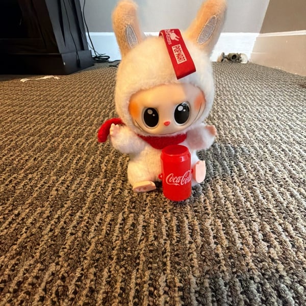 Pop Mart The Monsters Labubu x Coca-Cola Vinyl Plush Pendant