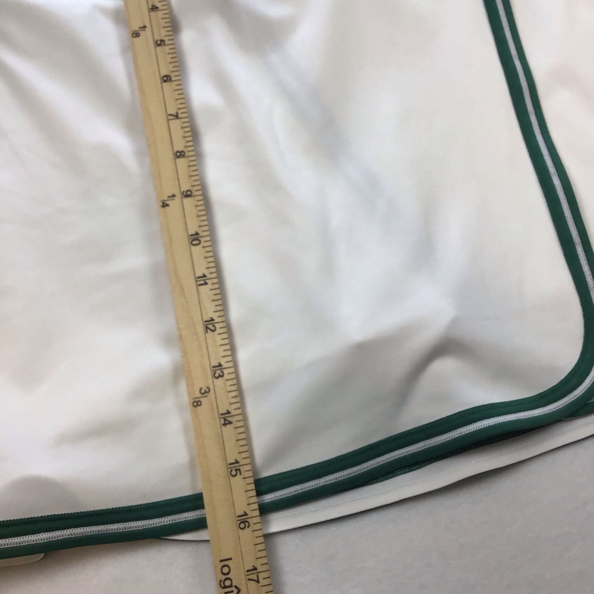 Athleta CrossCourt High Rise Tipped Skort White Green Trim XL Athletic 9