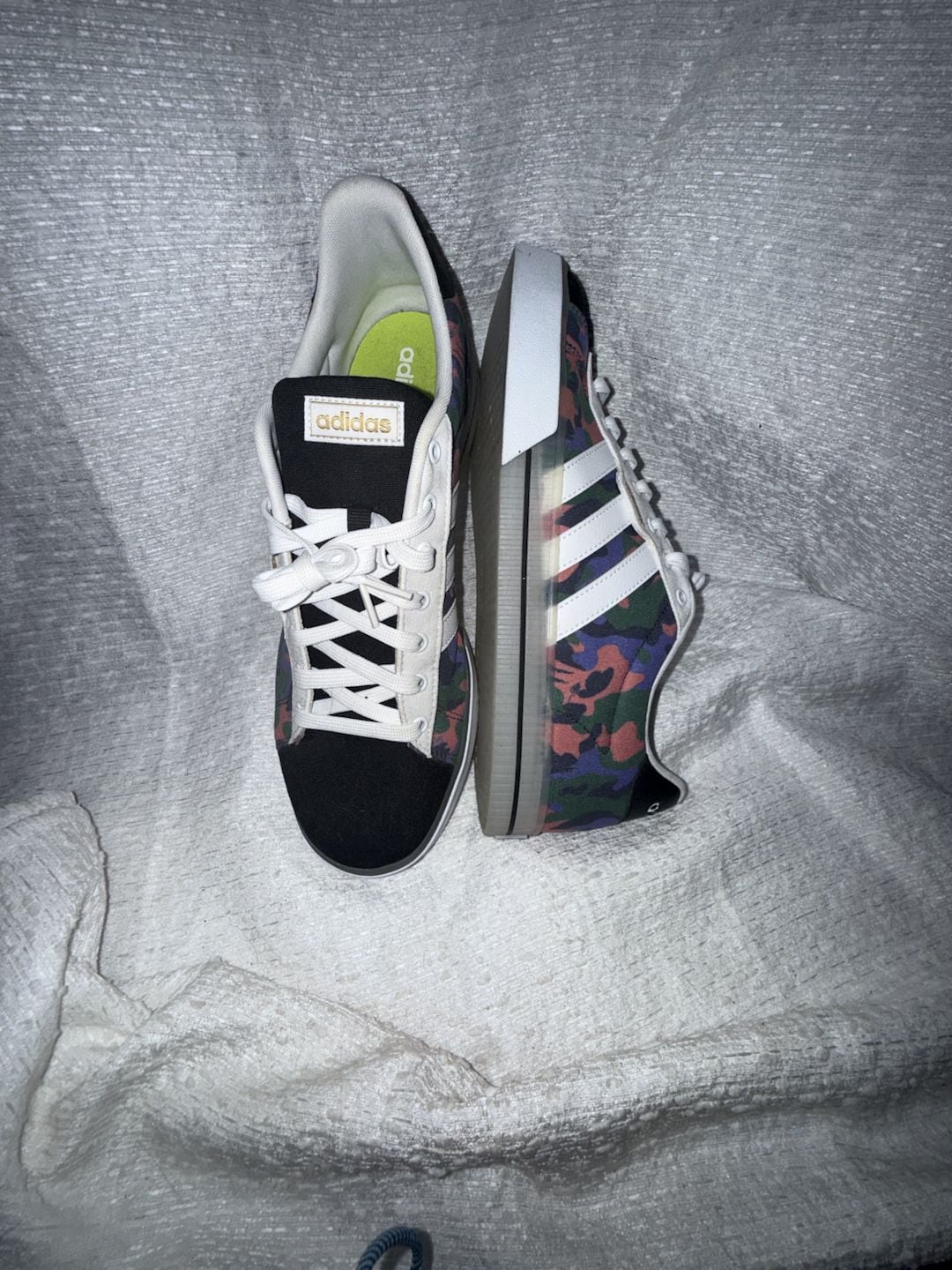 Adidas Daily 3.0 Camo Skateboard Sneakers GY2421 2