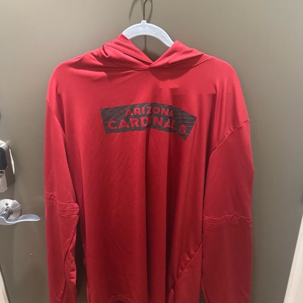 Nike NFL Arizona Cardinals Sideline Dri-FIT Long Sleeve Hooded Shirt