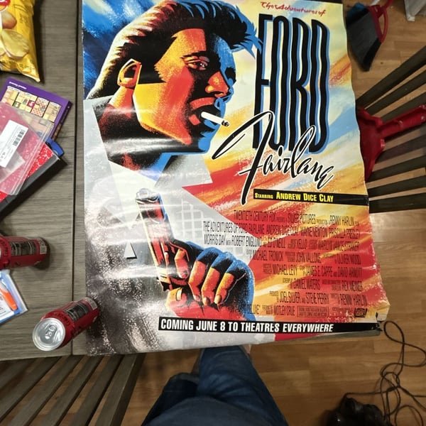 The Adventures of Ford Fairlane Original 1990 Movie Poster