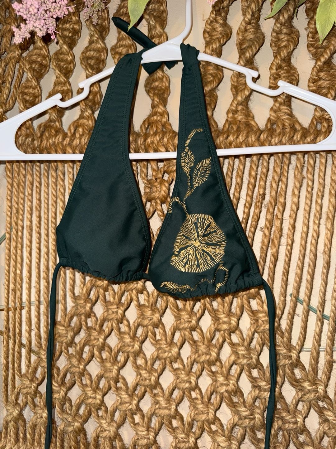 Lenny Niemeyer Embroidered Halter Bikini Set 5