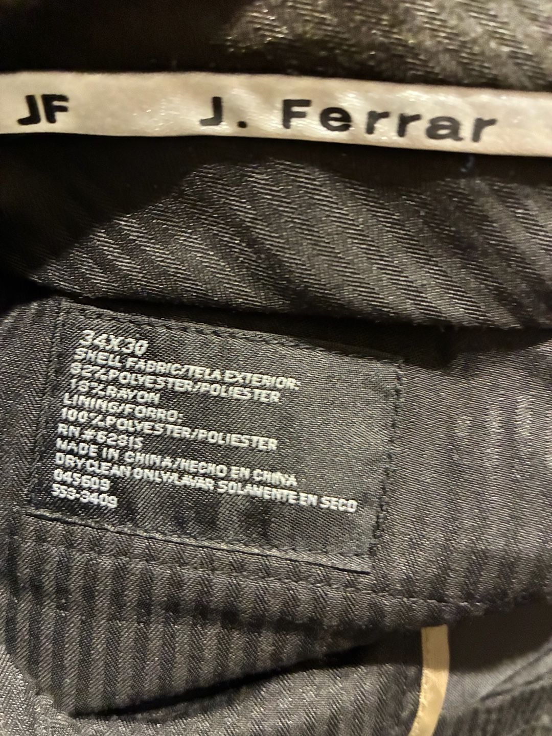 Mens Gray Two-Piece Wool Blend Suit 12