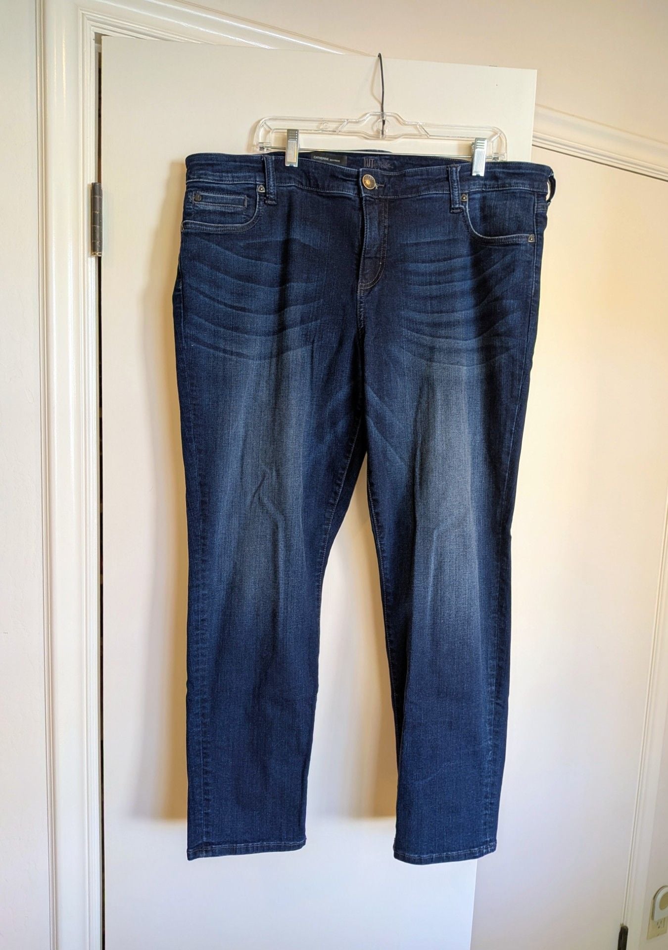 KUT from the Kloth Catherine Boyfriend Jeans Dark Wash Size 18W 2