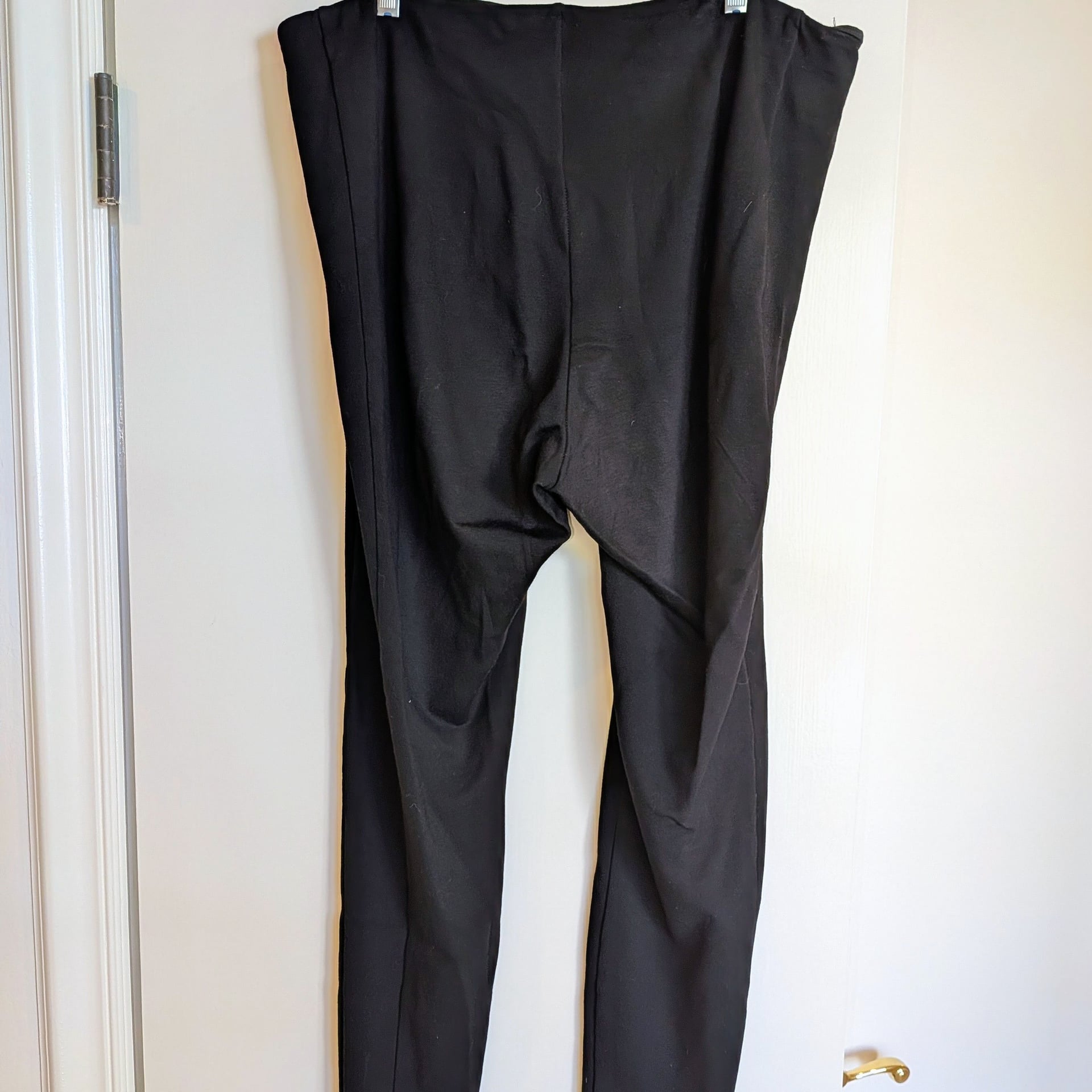Molly + Isadora Women's Black Slim Fit Trousers Size 2X 3