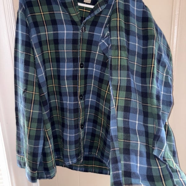 L.L. Bean Cotton Tartan Plaid Flannel Pajama Set