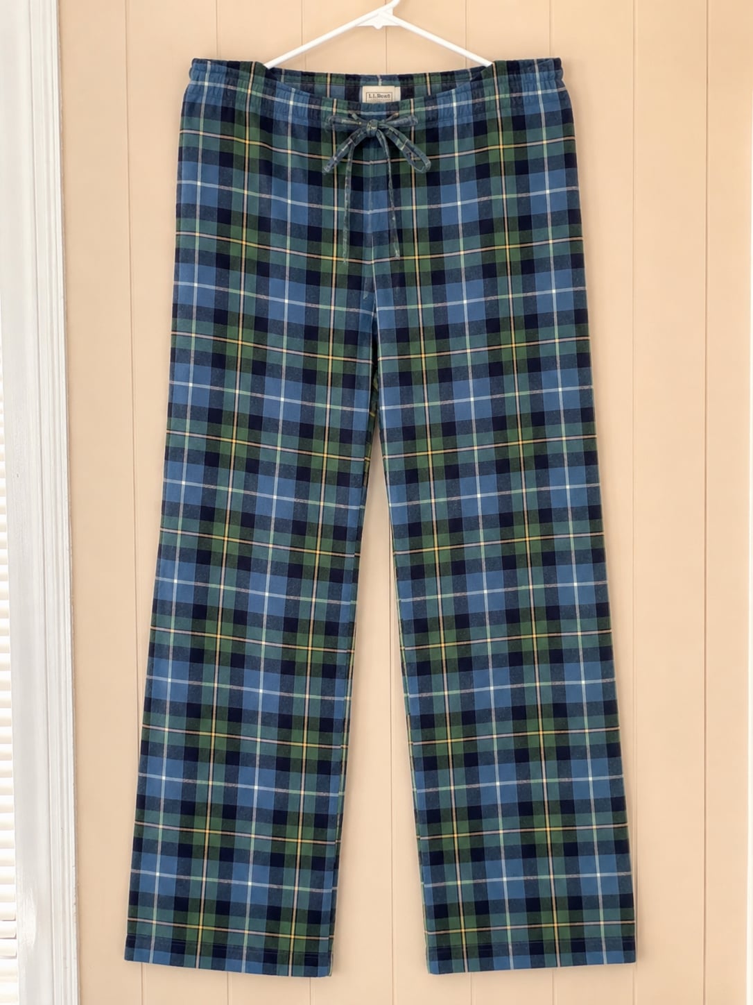 L.L. Bean Cotton Tartan Plaid Flannel Pajama Set 3