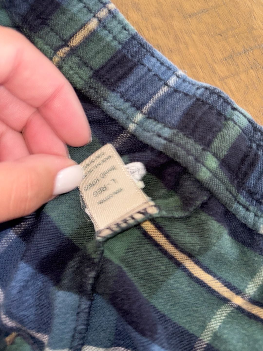 L.L. Bean Cotton Tartan Plaid Flannel Pajama Set 5