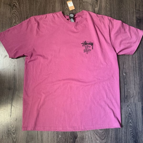 Buy Stussy Tuff Stuff Tee 'Berry' - 1905025 BERR