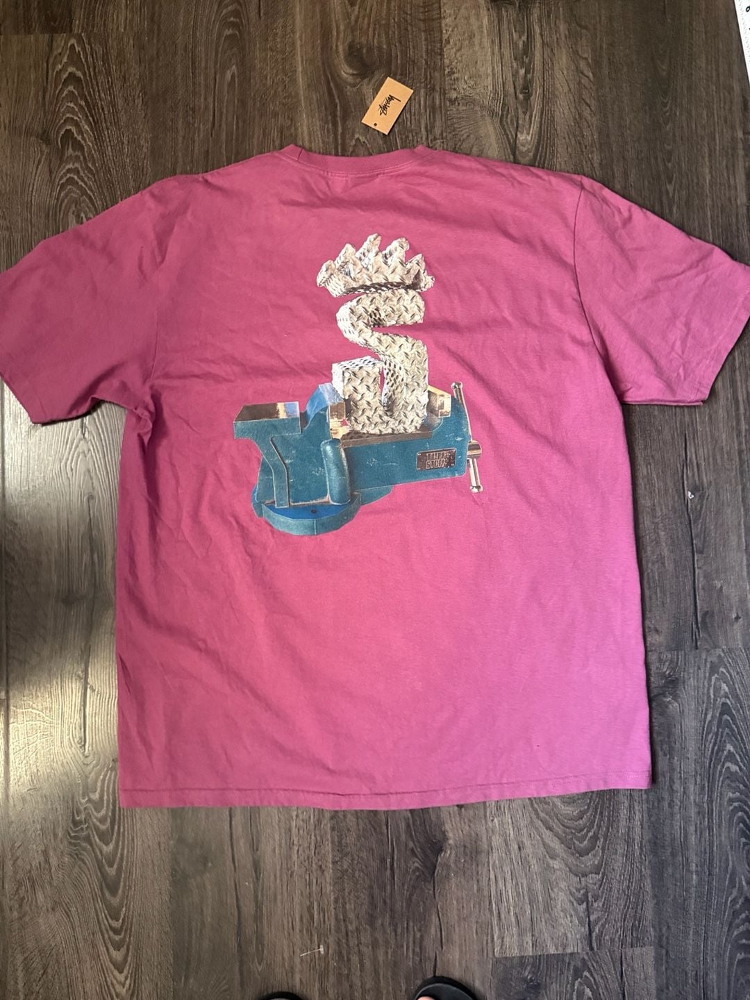 Buy Stussy Tuff Stuff Tee 'Berry' - 1905025 BERR 7