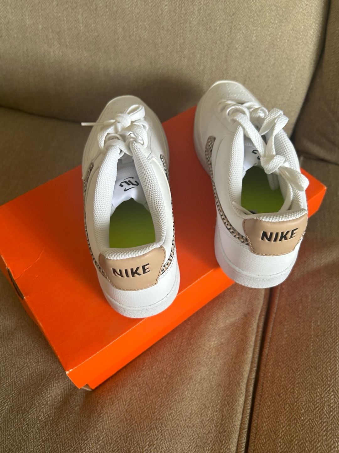 Nike Court Vision Low White/Grey Pattern Sneakers 5