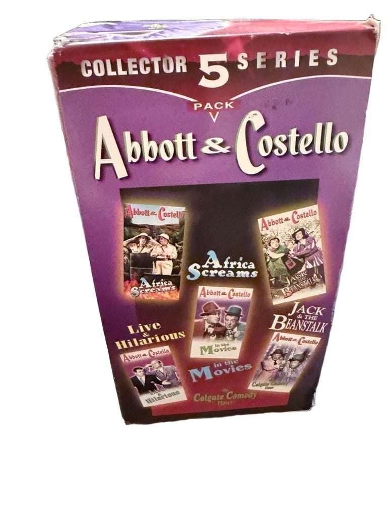 Abbott & Costello Collector 5 Series VHS Box Set ~New~ 3