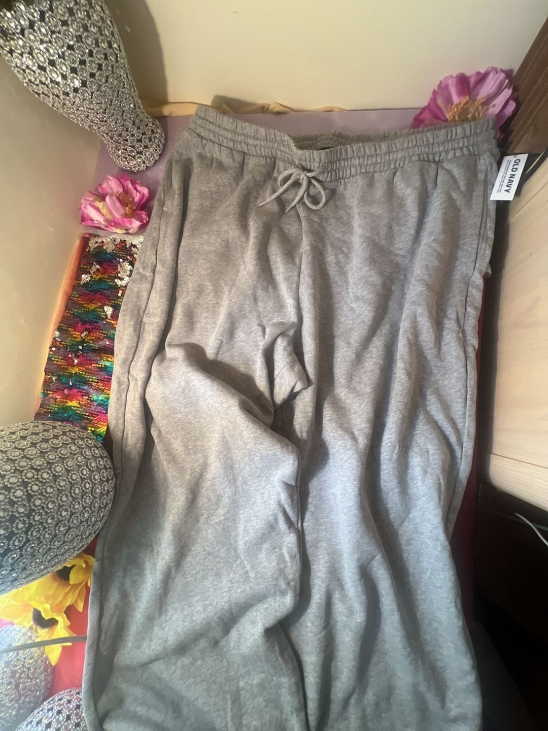 Old Navy SoSoft Fleece Sweatpants Gray XXL 4
